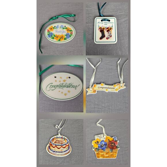 Longaberger Tie-On Bundle (6 Tie-Ons) - Picture 1 of 1